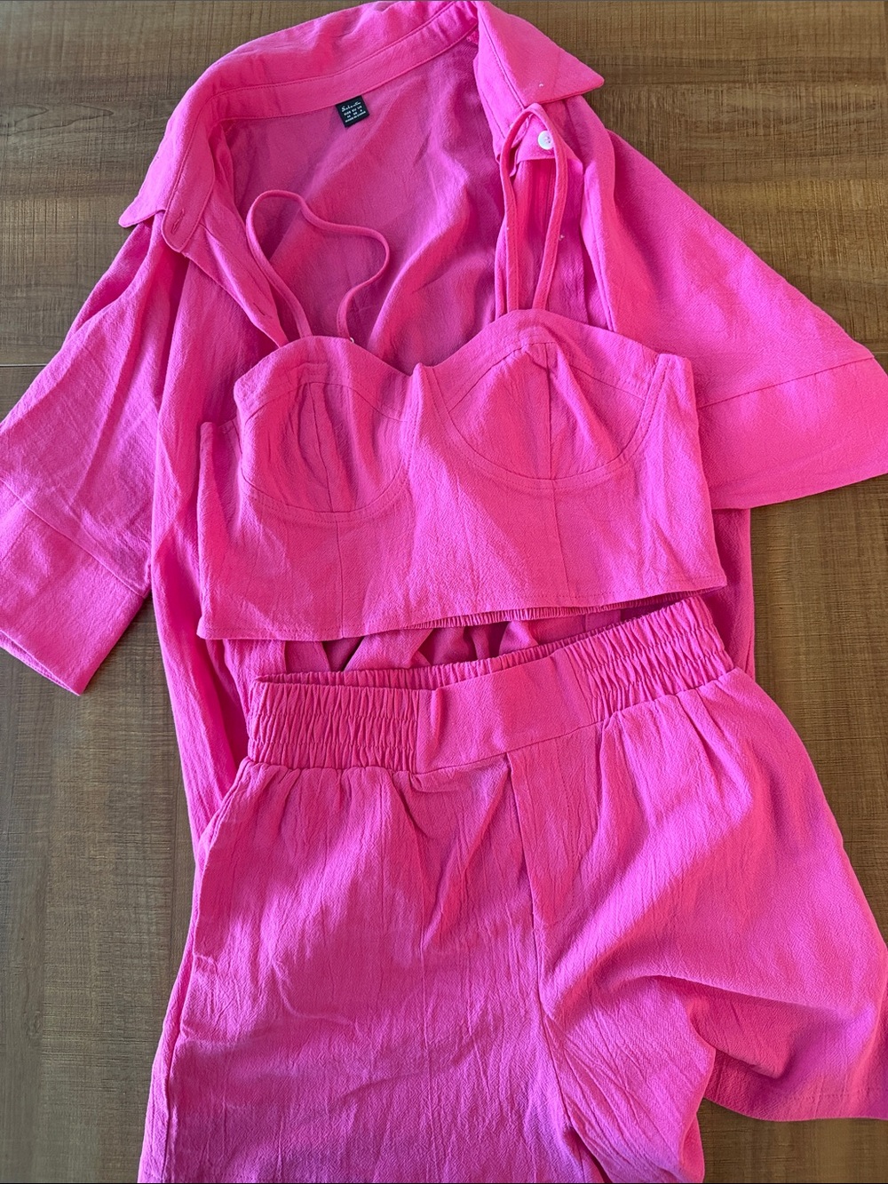 Hot Pink 3 Piece Set